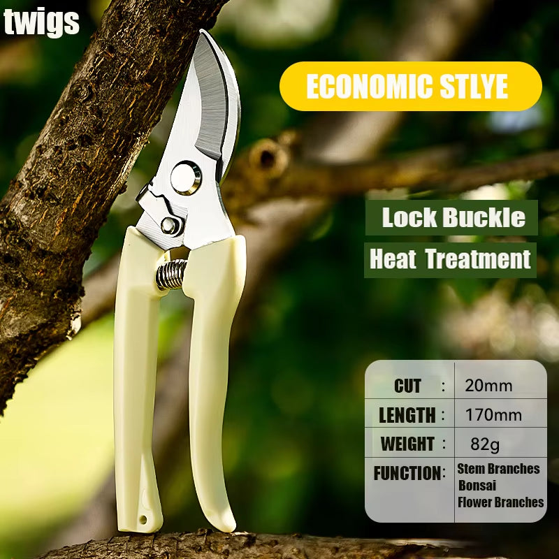 Garden Cutting Tools for Tree Trimmers Orchard Shears Garden Hand Prun Treeer with SK5 Steel Blades Pruning Garden Fruit