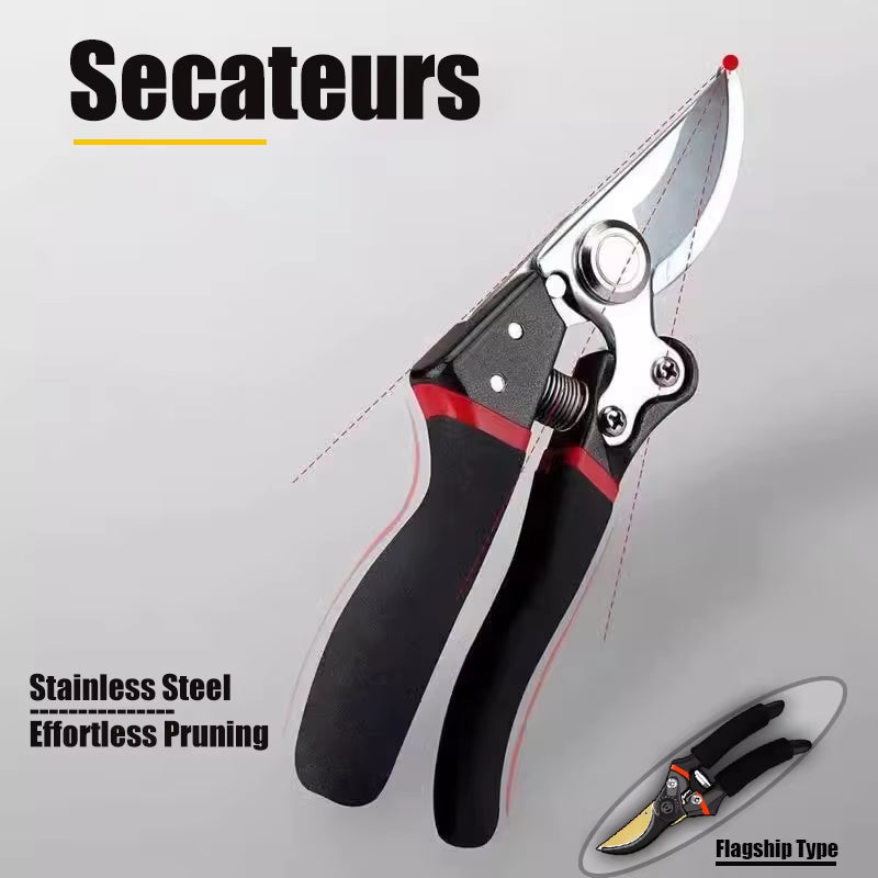 Garden Cutting Tools for Tree Trimmers Orchard Shears Garden Hand Prun Treeer with SK5 Steel Blades Pruning Garden Fruit