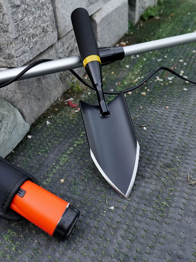 Garden Shovel - Heavy Duty Gardening Hand Trowel, Carbon Steel Garden Trowel with Rubberized Handle, Trowel Garden Tool for Dili