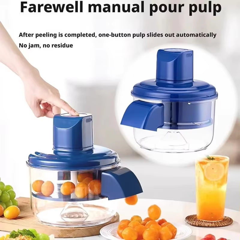 New Automatic Quick Small Fruit Electric Peeler Portable Wireless Home Fruit Cake Machine Kitchen Tool Home Accessories