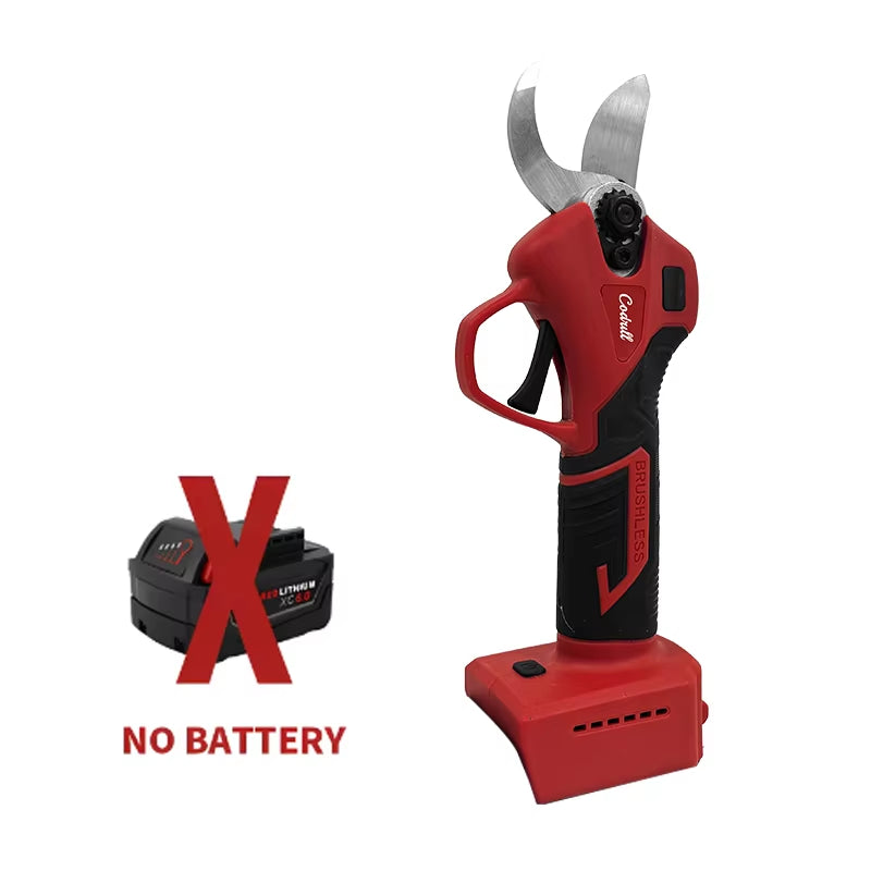 For Milwaukee 18V Brushless Electric Pruning Shears Pruner Cordless Electric Garden Scissors Fruit Tree Garden Tool Garden Bons
