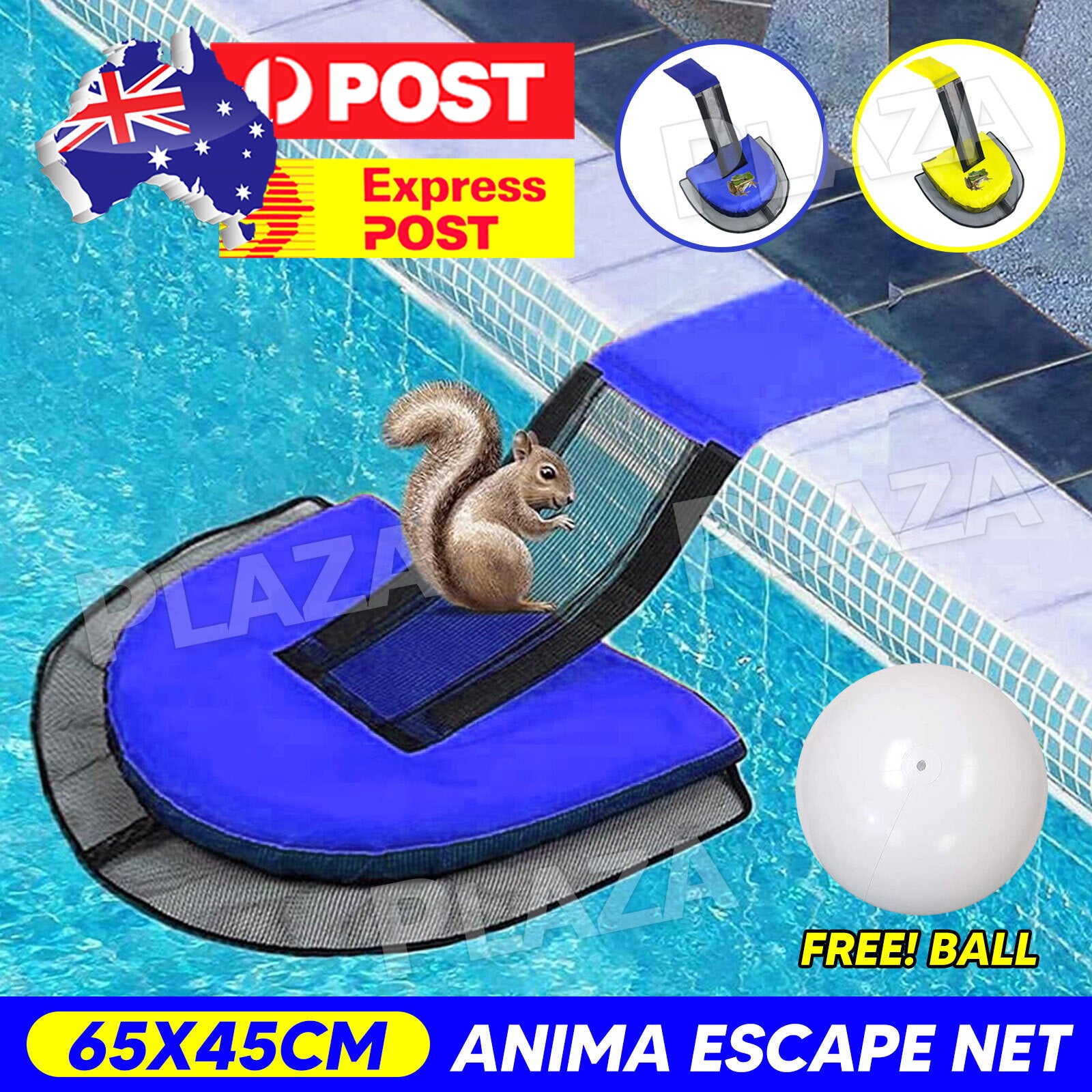 Swimming Pool Rescue Critter Animal save Escape Ramp Swimline Frog Log Au Stock