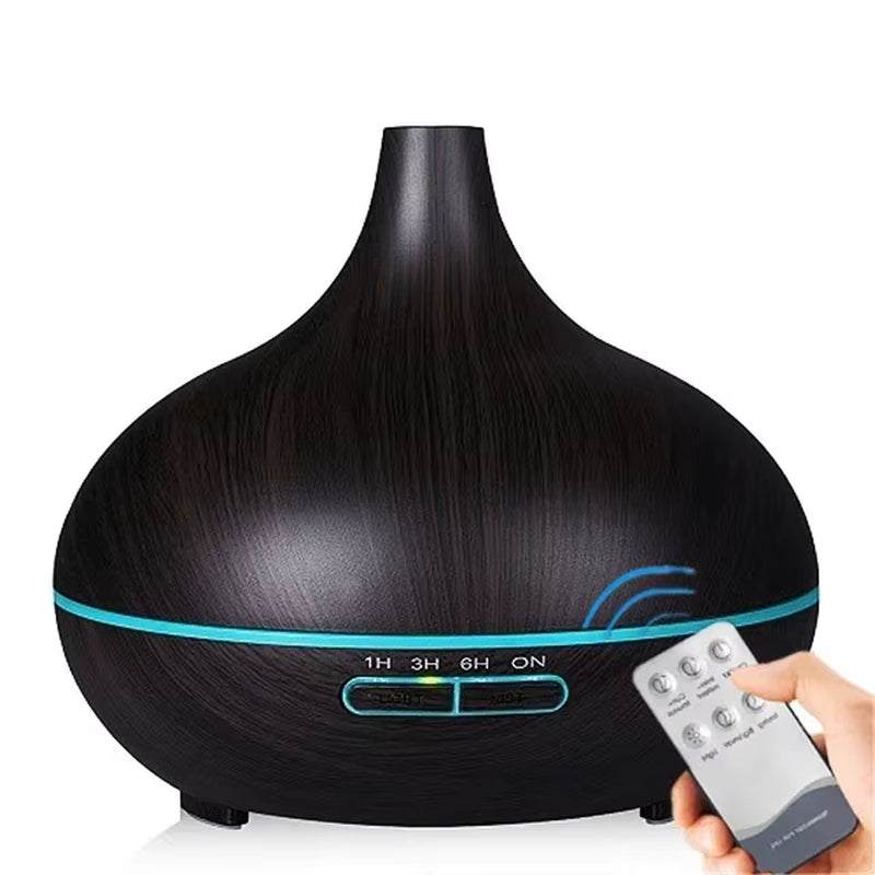 500ML Air Humidifier Essential Oil Diffuser Aroma Ultrasonic Mist Maker Home Fragrance Aromatherapy Humificador for Home Office