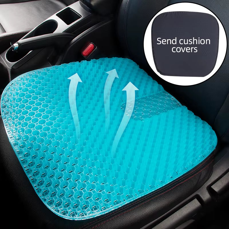 TPE Gel Cushion Honeycomb Egg Cushion Double Square Office Breathable Chair Cushion Ice Cushion Car Seat Cushion