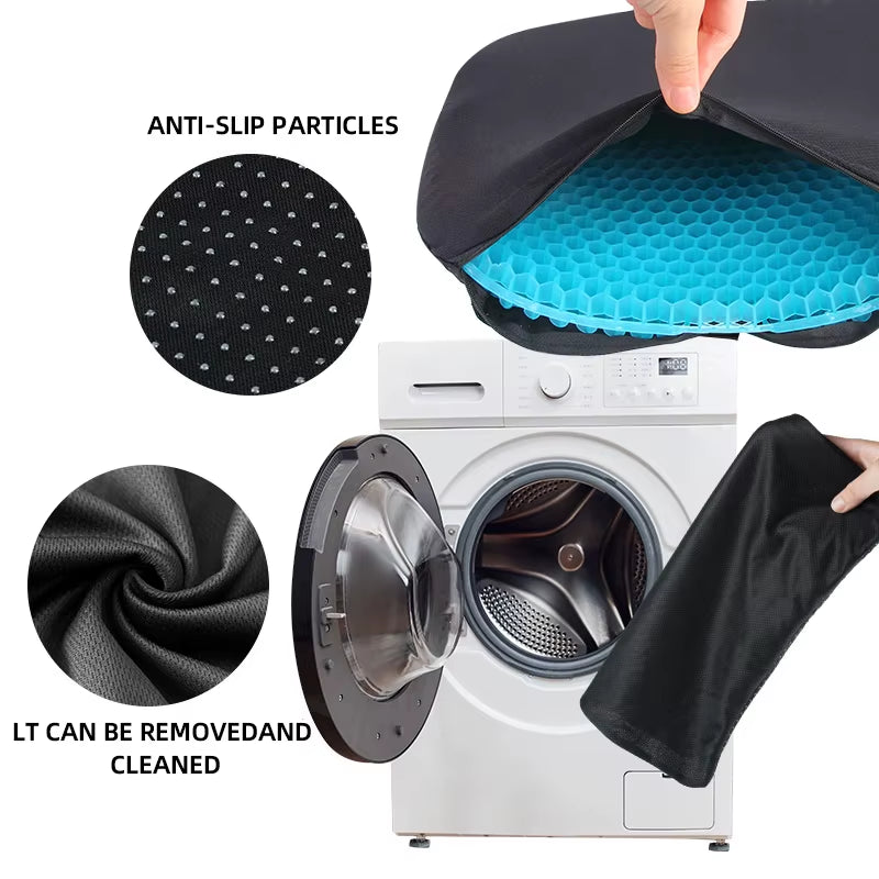 TPE Gel Cushion Honeycomb Egg Cushion Double Square Office Breathable Chair Cushion Ice Cushion Car Seat Cushion