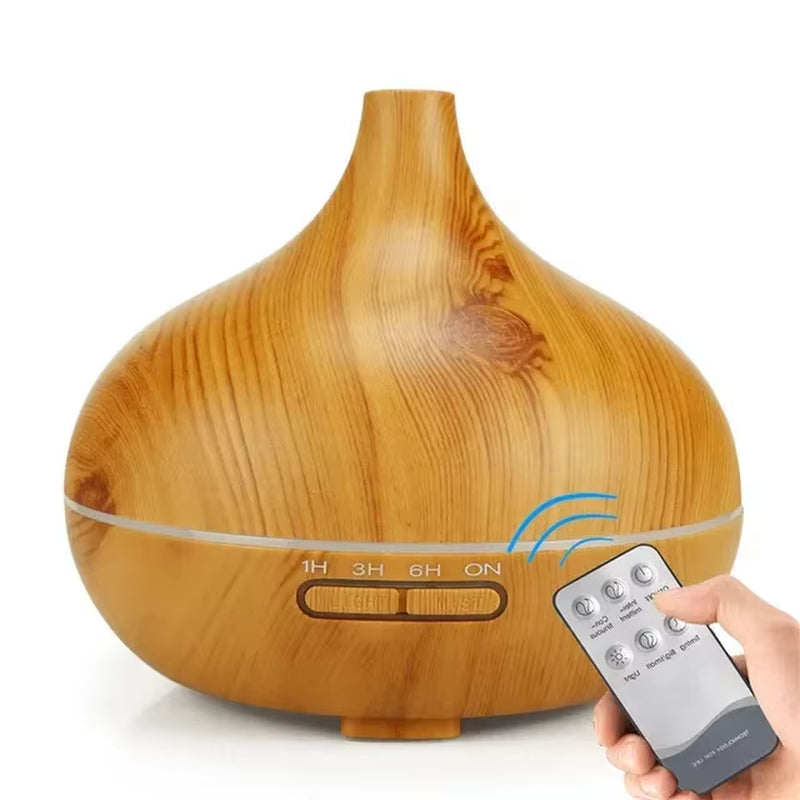 500ML Air Humidifier Essential Oil Diffuser Aroma Ultrasonic Mist Maker Home Fragrance Aromatherapy Humificador for Home Office