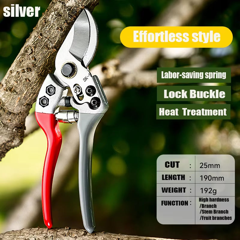 Garden Cutting Tools for Tree Trimmers Orchard Shears Garden Hand Prun Treeer with SK5 Steel Blades Pruning Garden Fruit