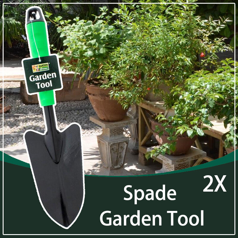 2X Garden Spade Gardening Essential Planting Digging Garden Greens