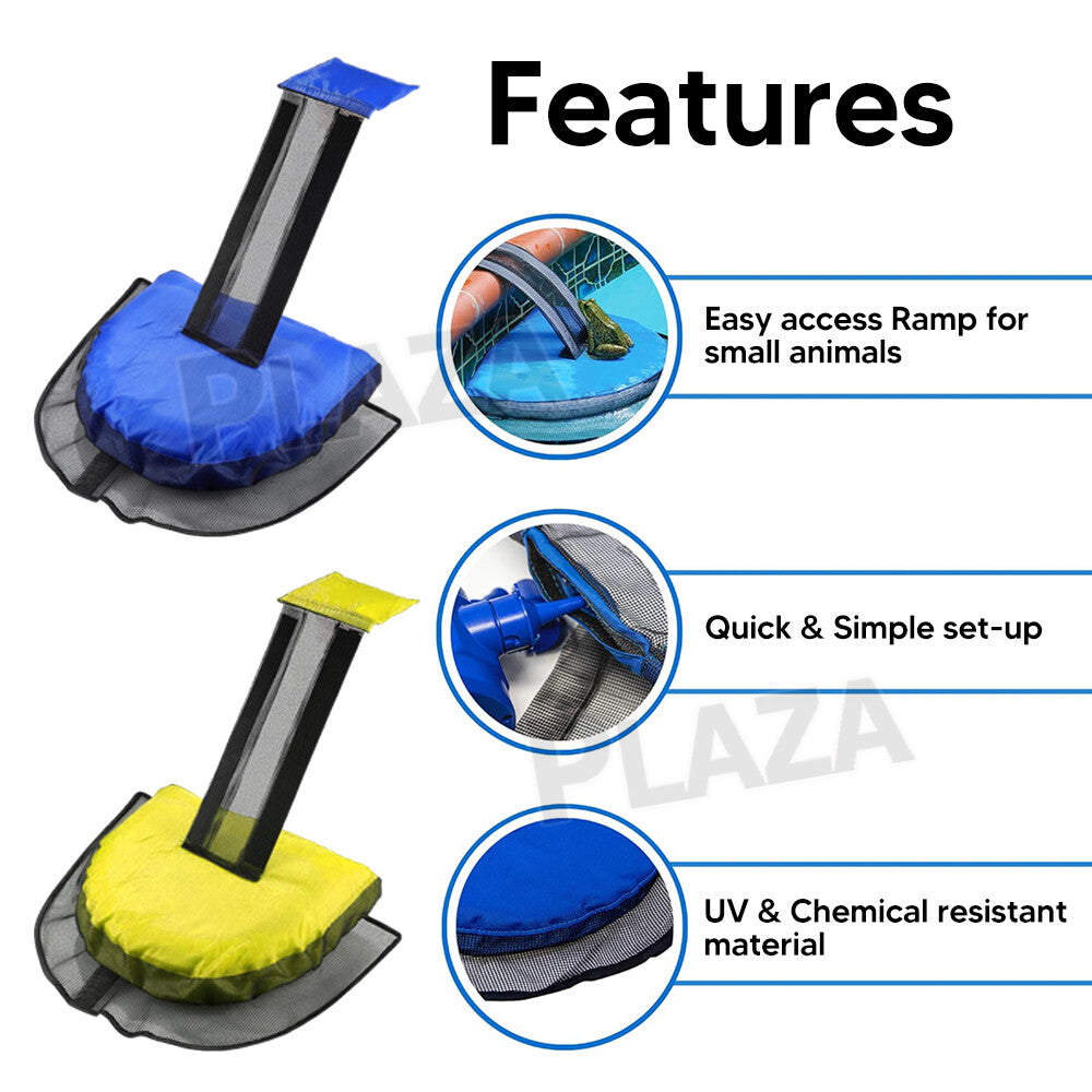 Swimming Pool Rescue Critter Animal save Escape Ramp Swimline Frog Log Au Stock