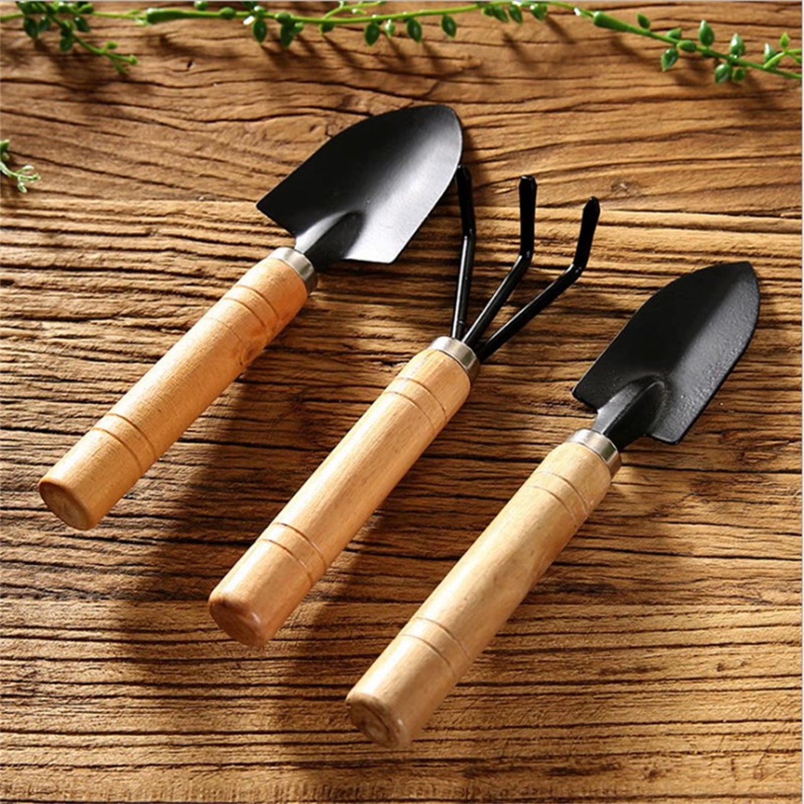 3Pcs Mini Garden Tool Set for Garden Plants Flower Pot Cactus Vegetables Digging Weeding Indoor Small Plants Garden Tools