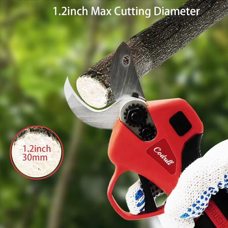 For Milwaukee 18V Brushless Electric Pruning Shears Pruner Cordless Electric Garden Scissors Fruit Tree Garden Tool Garden Bons