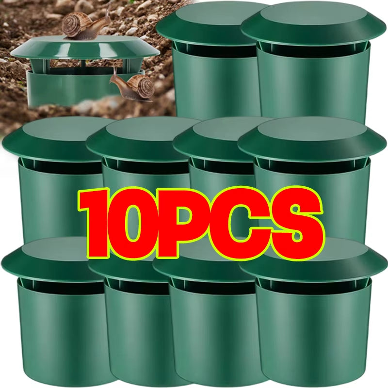 10/1PCS Snail Trap Catcher Garden Slug Cage Reusable Pests Bait Station Tools Garden Farm Protector Tools Garden Accessories