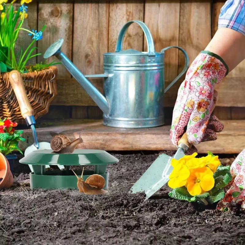 10/1PCS Snail Trap Catcher Garden Slug Cage Reusable Pests Bait Station Tools Garden Farm Protector Tools Garden Accessories