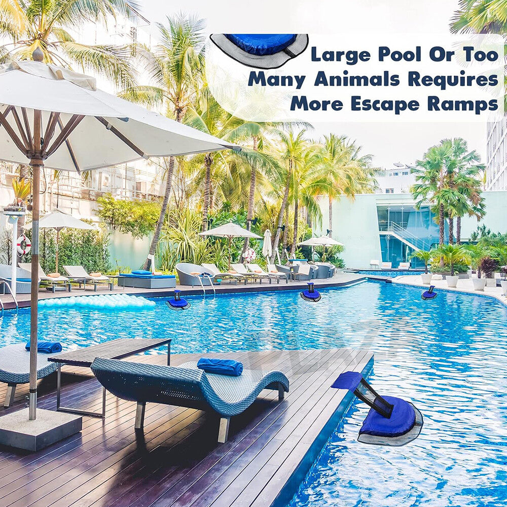 Swimming Pool Rescue Critter Animal save Escape Ramp Swimline Frog Log Au Stock