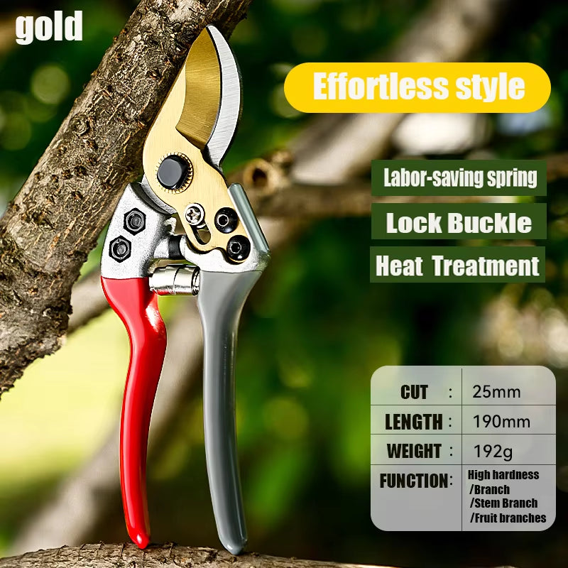 Garden Cutting Tools for Tree Trimmers Orchard Shears Garden Hand Prun Treeer with SK5 Steel Blades Pruning Garden Fruit